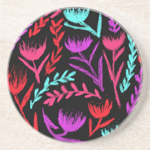 Wildblumen in Colors der POP! Getränkeuntersetzer