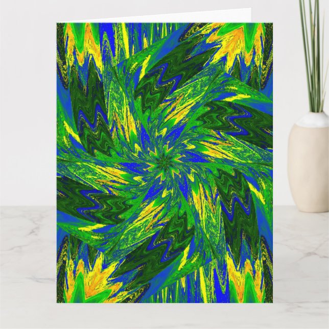 WILDBLUMEN IN PASTELLEN 13 KARTE (Vorderseite)