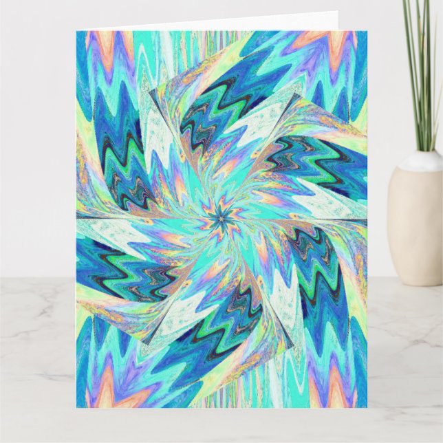 WILDBLUMEN IN PASTELLEN 4 KARTE (Vorderseite)