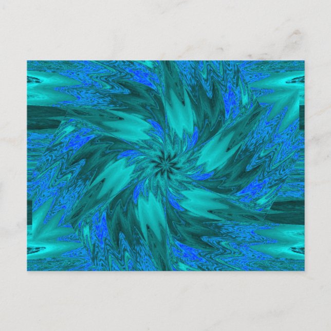 WILDBLUMEN IN PASTELLEN 8 Postkarte (Vorderseite)