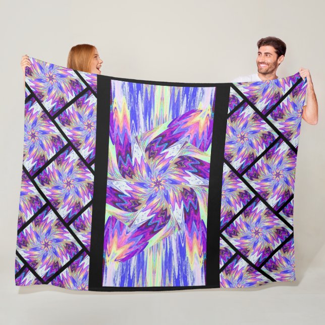 Wildblumen in Pasteten 1 Fleecedecke (Beispiel)