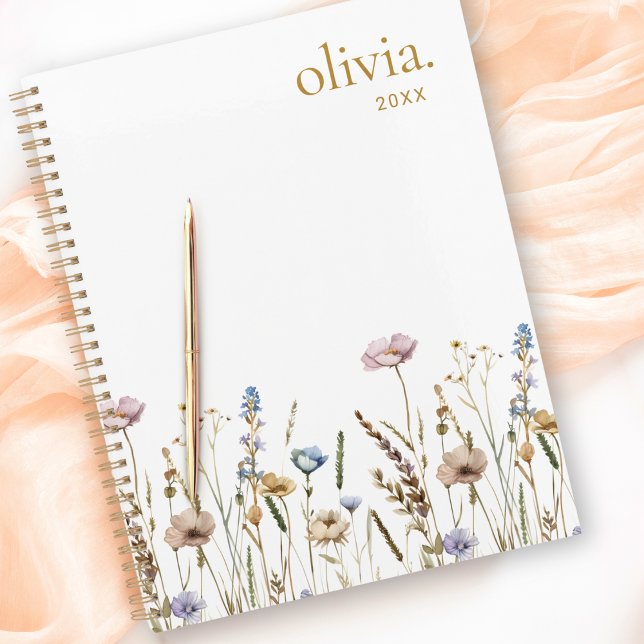 Wildblumen Individuelle Name Floral Planer (Von Creator hochgeladen)
