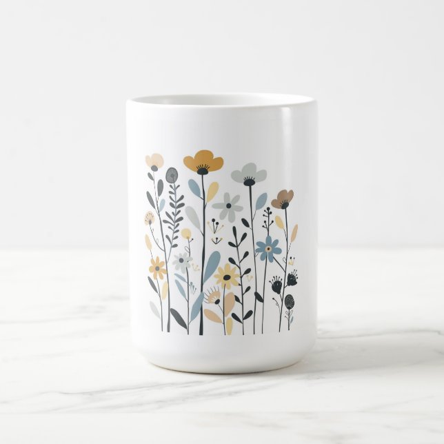 Wildblumen Kaffeetasse (Mittel)