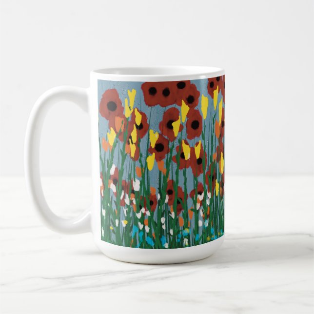 Wildblumen Kaffeetasse (Links)