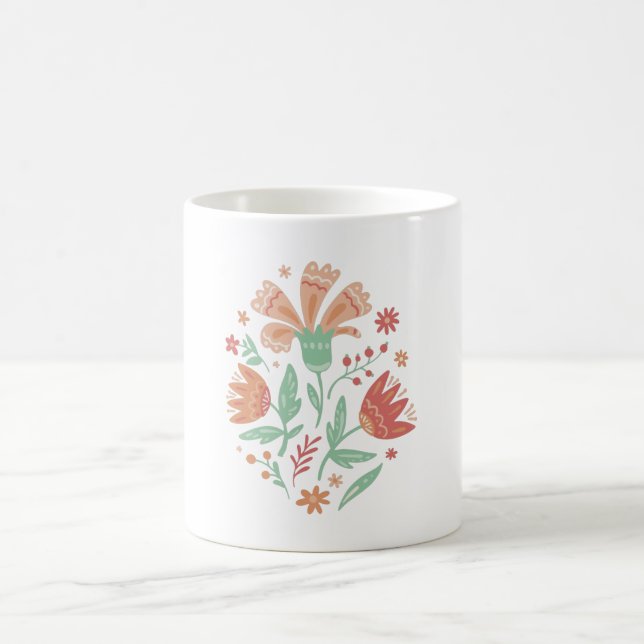 Wildblumen Kaffeetasse (Mittel)