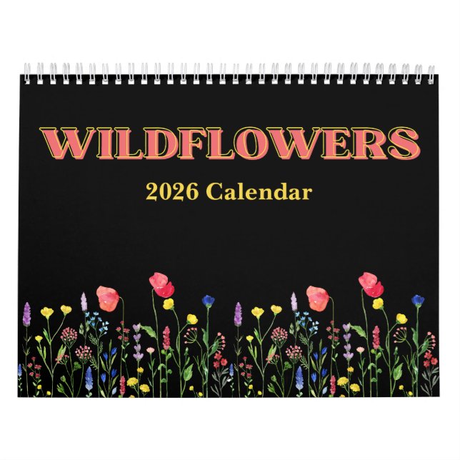 Wildblumen-Kalender 2026 Kalender (Titelbild)