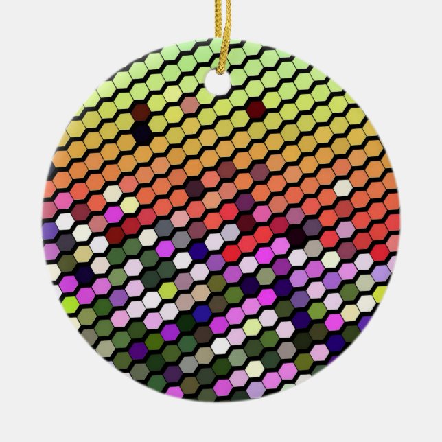 WILDBLUMEN KERAMIK ORNAMENT (Vorne)