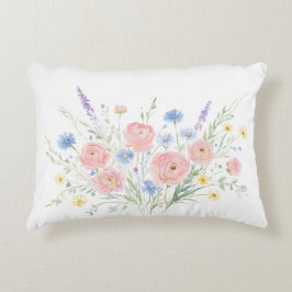 Wildblumen-Kissen Soft Botanical Dekor Dekokissen