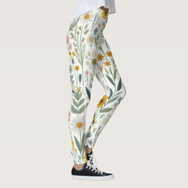 Wildblumen Leggings (Rechts)