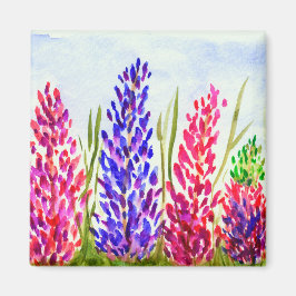 Wildblumen Lila Magnet