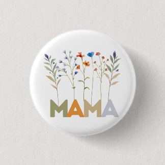 Wildblumen Mama Comfort Colors Muttertagsgeschenk Button