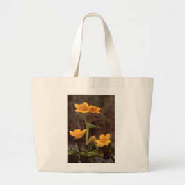 Wildblumen: Marsh Marigold Jumbo Stoffbeutel