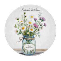 Wildblumen-Mason-Glas