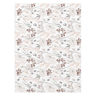 Wildblumen minimalist elegantes Blatt weich floral Tischdecke