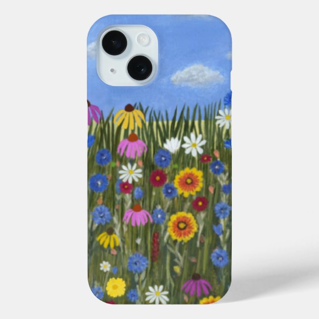 Wildblumen mit Daisis Case-Mate iPhone Hülle (Rückseite)