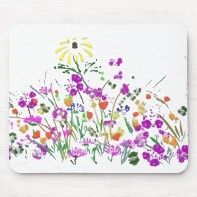 Wildblumen Mousepad (Vorne)