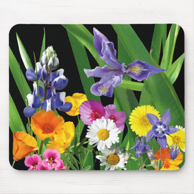 Wildblumen Mousepad (Vorne)