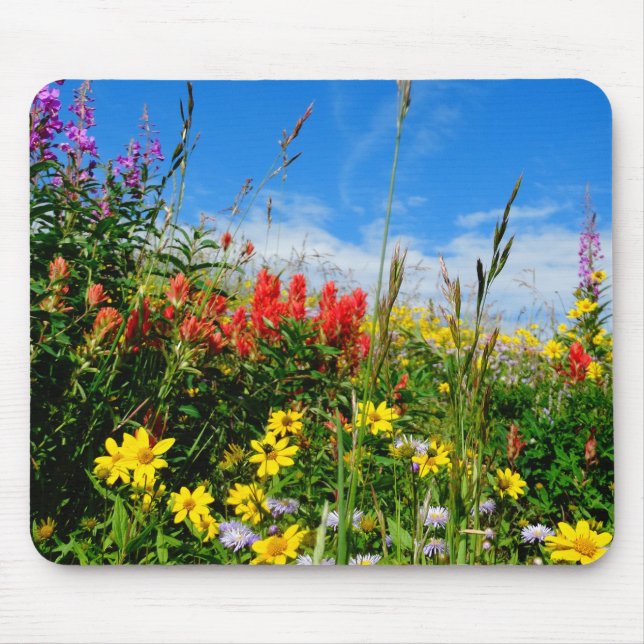 Wildblumen Mousepad (Vorne)