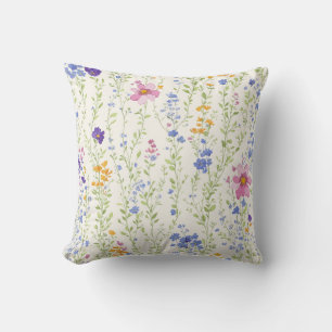Wildblumen-Muster  Kissen