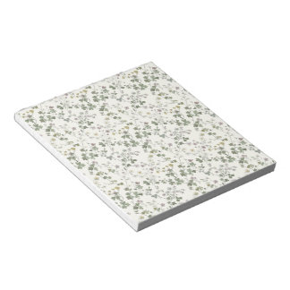Wildblumen-Muster-Notizbuch Notizblock