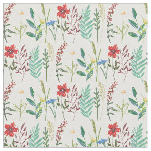 Wildblumen Niedliche Blume Stoff