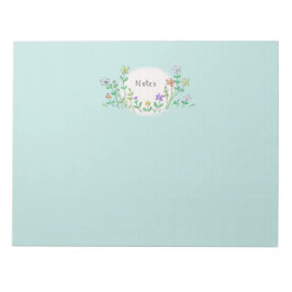 Wildblumen Notizblock