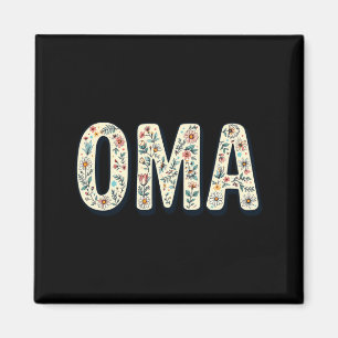 Wildblumen Oma floral Muttertag Oma Langarm Magnet
