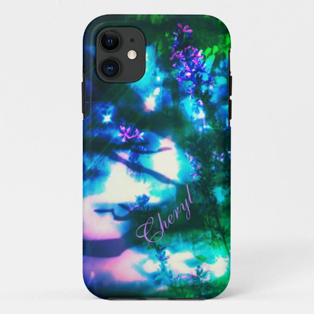 Wildblumen Oriental Goth iPhone 5S Gehäuse Case-Mate iPhone Hülle (Rückseite)