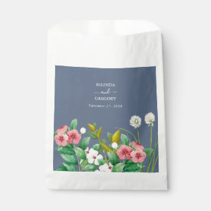 Wildblumen Periwinkle Dusty Blue Wedding Geschenktütchen