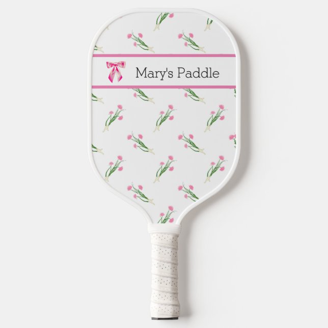 WILDBLUMEN Personalisiert Pickleball Schläger (Vorderseite)