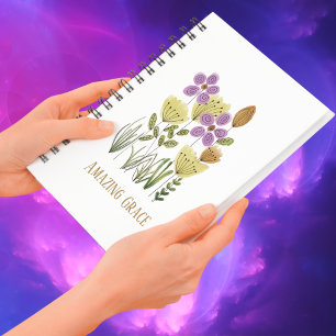 Wildblumen phantastisch Grace Notizbuch