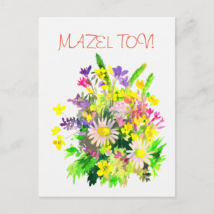 Wildblumen Postkarte