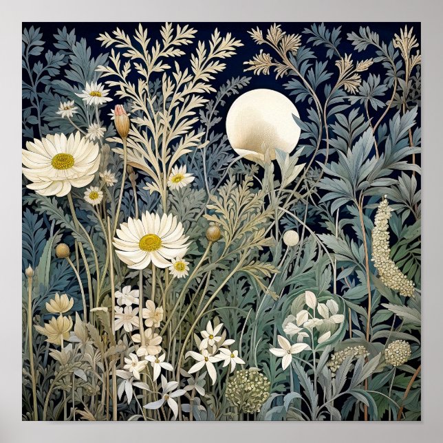 Wildblumen Print Poster (Vorne)