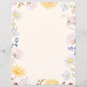 Wildblumen-Rand Flyer