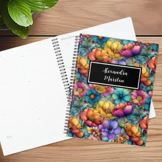 Wildblumen-Regenbogen-Planer zum Anpassen Planer