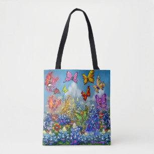 Wildblumen Regenbogen von Fee Tote Beutel