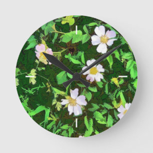 WILDBLUMEN RUNDE WANDUHR