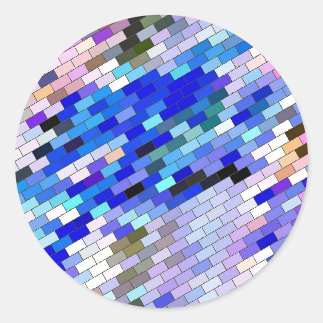 WILDBLUMEN RUNDER AUFKLEBER (Vorderseite)