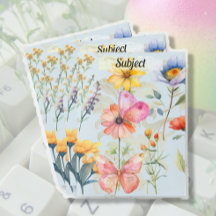 Wildblumen & Schmetterlinge 2 Pocket Folder