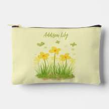 Wildblumen & Schmetterlinge Kleiner Zubehörbeutel