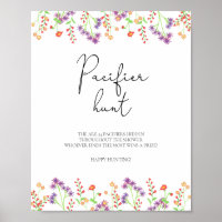 Wildblumen Schnuller Jagen Kinderduschenspiel