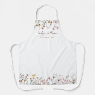 Wildblumen Schönheit berufliche Schürze