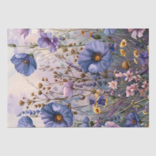 Wildblumen Seidenpapier