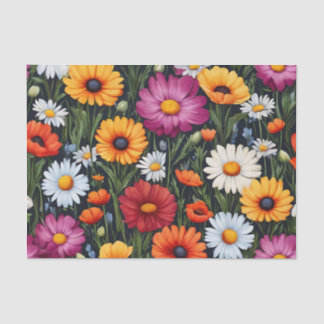 Wildblumen Seidenpapier