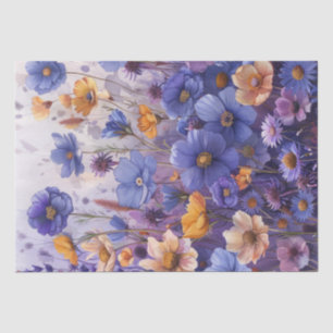 Wildblumen Seidenpapier