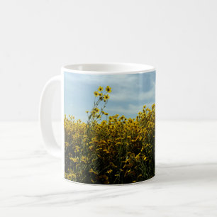 Wildblumen Sonnenblumen Kaffeetasse