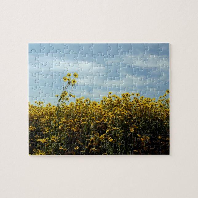 Wildblumen Sonnenblumen Puzzle (Horizontal)