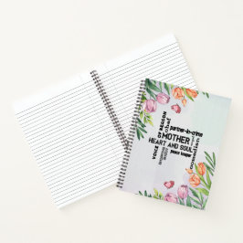 Wildblumen - Spiralhefte Notizbuch