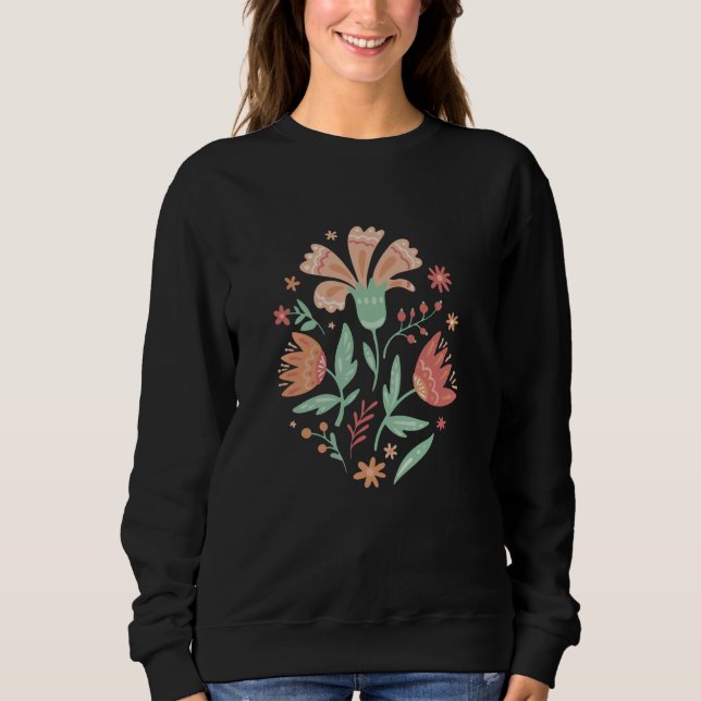 Wildblumen Sweatshirt (Vorderseite)