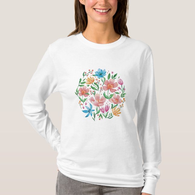 Wildblumen T-Shirt (Vorderseite)